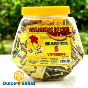 5 vitaminas caramelo sabor naranja